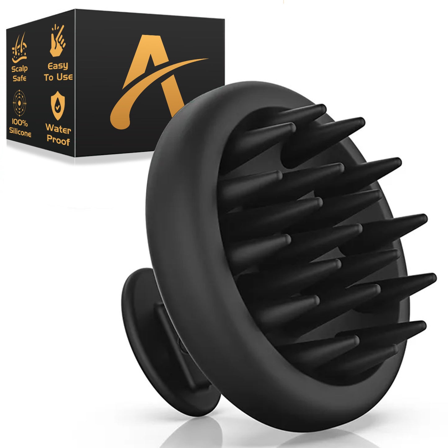 Scalp Massager Scrubber - Silicone - Apex Hair Care