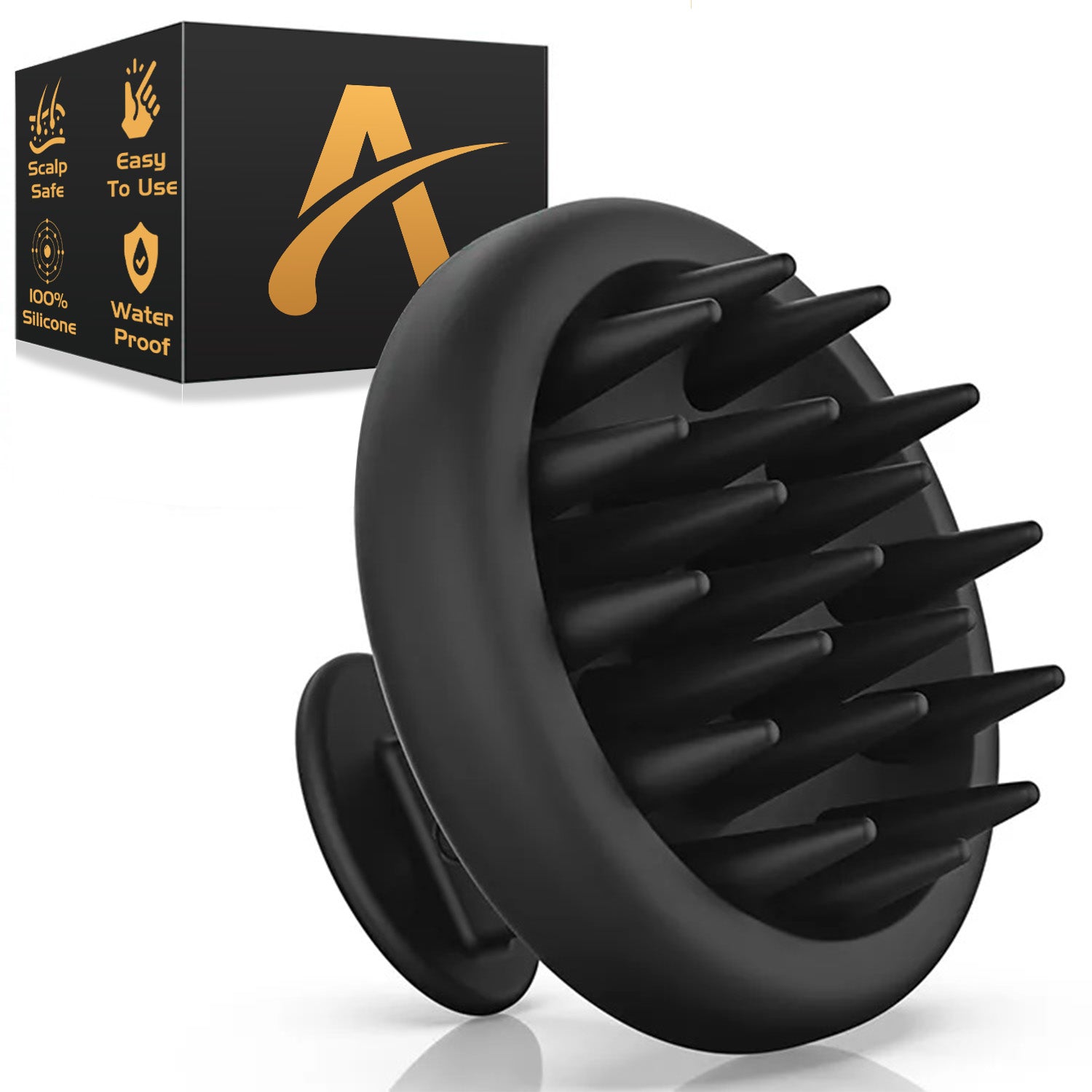 Scalp Massager Scrubber - Silicone - Apex Hair Care