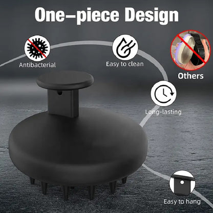 Scalp Massager Scrubber - Silicone - Apex Hair Care