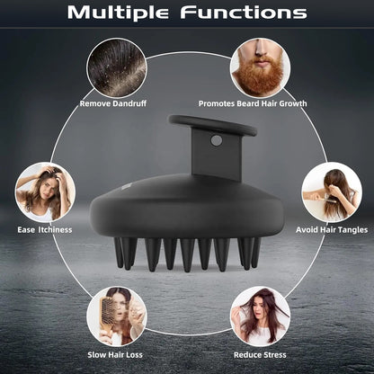 Scalp Massager Scrubber - Silicone - Apex Hair Care